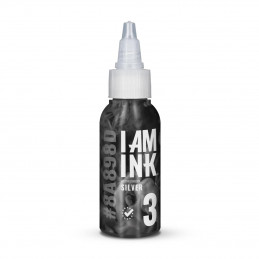 I AM INK | I AM INK | I AM INK - Silver 3 - 50ml Tattoofarbe