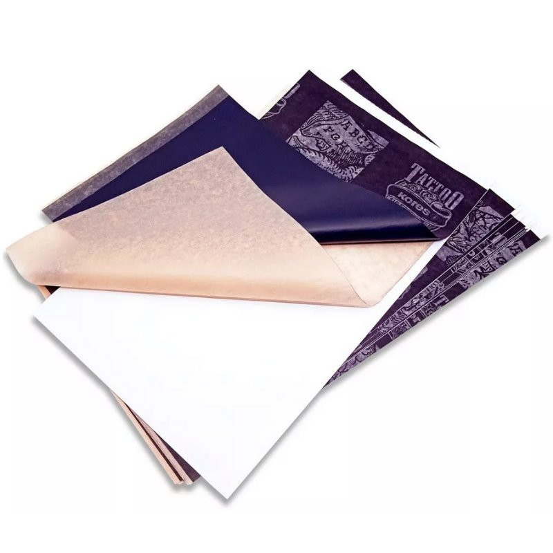 Transparentes Tattoo Transferpapier - 50 Blatt Für Klare Tattoo Schablonen