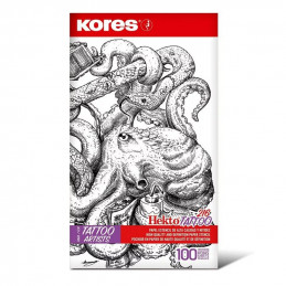 Papier |  | Kores Hekto Transfer Papier lang - Thermodrucker und Handzeichnung - 100 Blatt