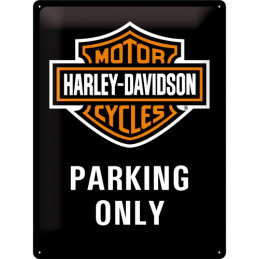 Merch |  | Harley-Davidson Parking Only - Blechschild 30 x 40 cm