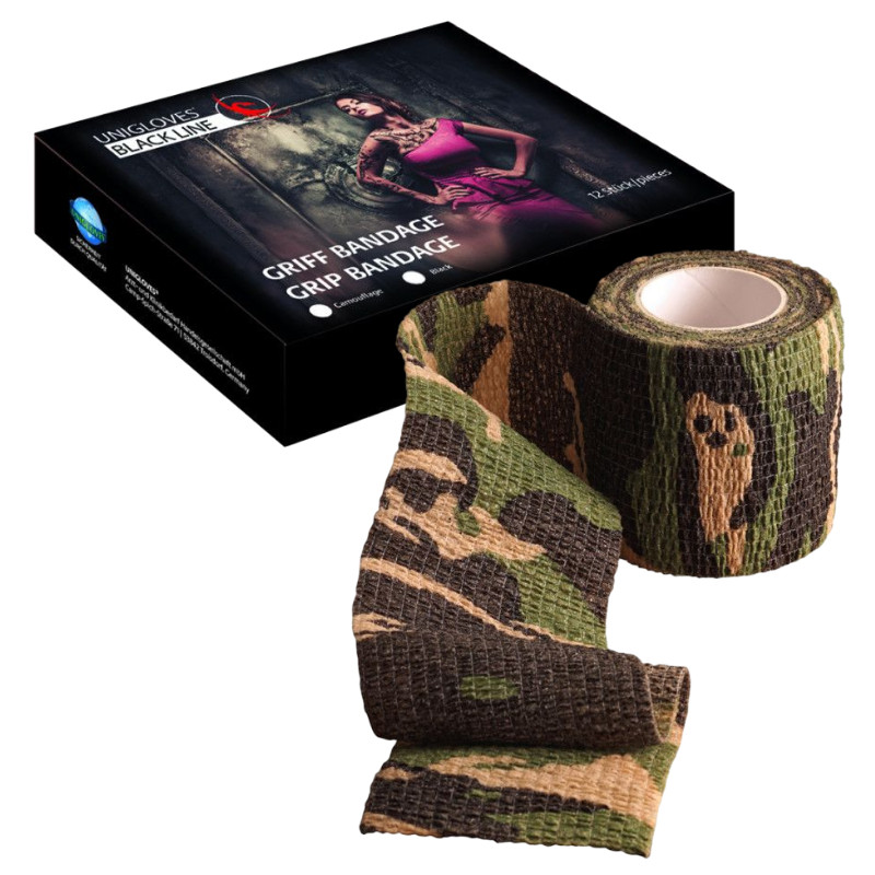 Cover/ Gummis/ Zubehör | Unigloves | Camouflage Quality Grip Bandage - Unigloves