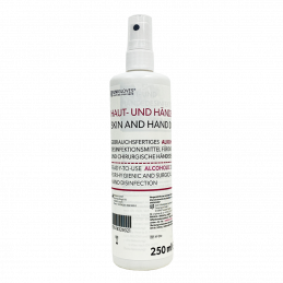 Desinfektion Hände/ Haut | Unigloves | Unigloves 250ml Haut- und Händedesinfektion Sprühflasche