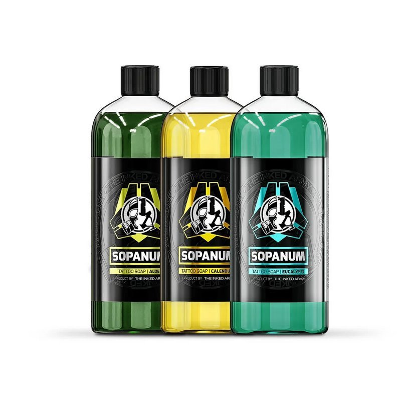 Seife/ Green Soap | The Inked Army | THE INKED ARMY - Sopanum - Tattoo Soap - Concentrate 1:10 - 1000 ml Seife/ Green Soap | The Inked Army | THE INKED ARMY - Sopanum - Tattoo Soap - Concentrate 1:10 - 1000 ml