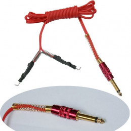 Anschluss / Kabel / Adapter |  | Silicon Clip Cord mit Klinkenstecker rot