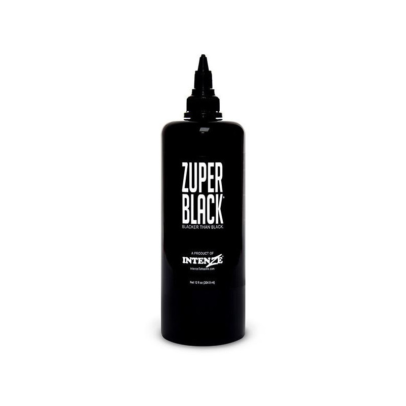 Intenze Ink Zuper Black, 355ml Tattoofarbe Intenze Ink Big, Sumi & Specials Tattoobedarf Intenze Ink Zuper Black, 355ml Tattoofarbe Intenze Ink Big, Sumi & Specials Tattoobedarf