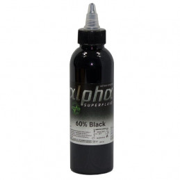 Alpha Superfluid 60% Black, 150 ml Tattoofarbe | tat2basix Tattoobedarf Onlineshop