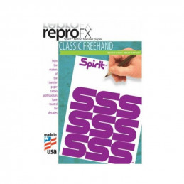 Spirit Classic Freehand Transfer Papier, 100 Blatt Box Spirit Papier Tattoobedarf