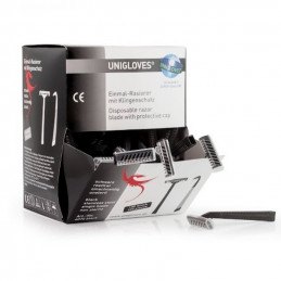 Verbrauchsartikel | Unigloves | Unigloves Einweg Rasierer, 100 Stück einschneidig