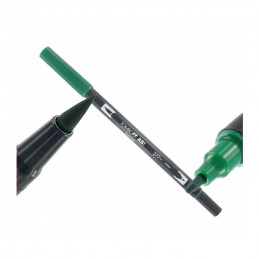 Tombow Dual Brush Stift - dark green 277 | tat2basix Tattoobedarf Onlineshop
