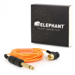 Anschluss / Kabel / Adapter | Elephant | Elephant - Gewinkeltes Lightweight Cinch/RCA Kabel
