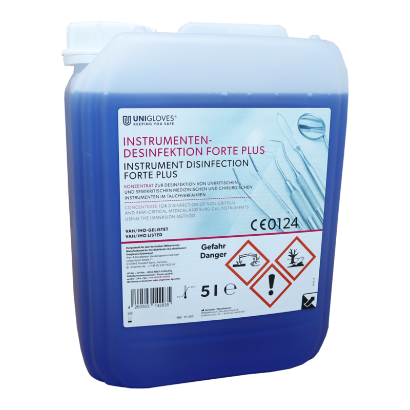 Desinfektion Instrumente | Unigloves | Unigloves Instrumente Desinfektion Forte Plus, 5 Liter