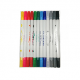 Stifte | Squidster | Squidster Skin Marker Set - 11 Farbstifte + 1 Eraser
